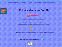 Tablet Screenshot of foienfamille.org